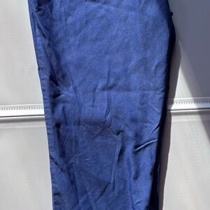 Tribal Deep Blue Ankle Crop Pants